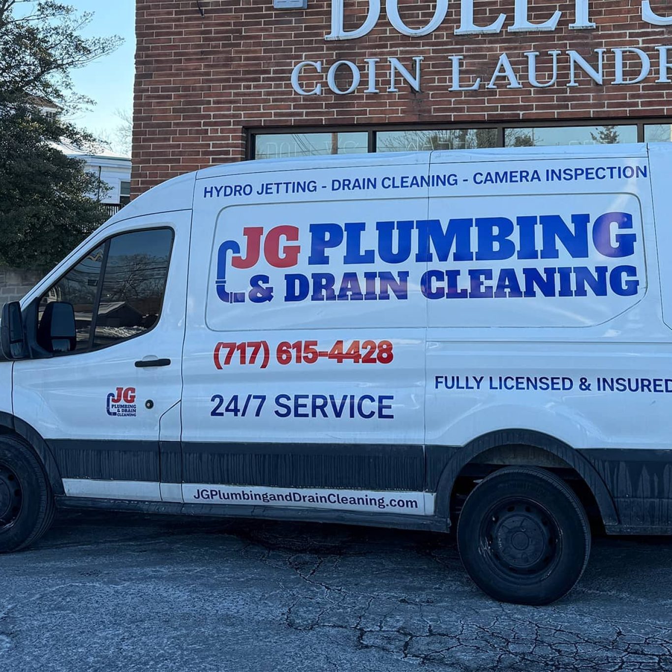 Experienced plumber inspecting pipe interiors after hydro jetting with camera equipment in Colonial Park, PA
